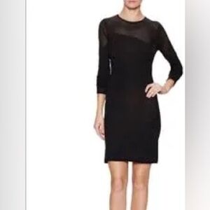 Zadig & Voltaire Fado Black Sheath Dress - Medium/(Small)